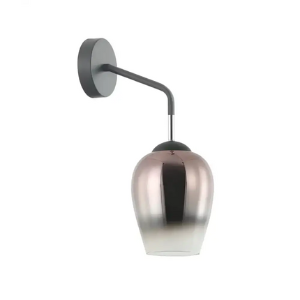 Interior Wine Glass 1 Light Wall Light Black / Copper - VINUM2W-Wall Sconce-CLA Lighting