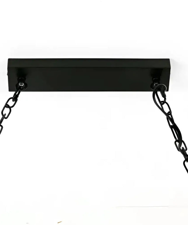 Island 5 Light Pendant Natural / Black - SL65115-Island Pendant Lights-Oriel Lighting