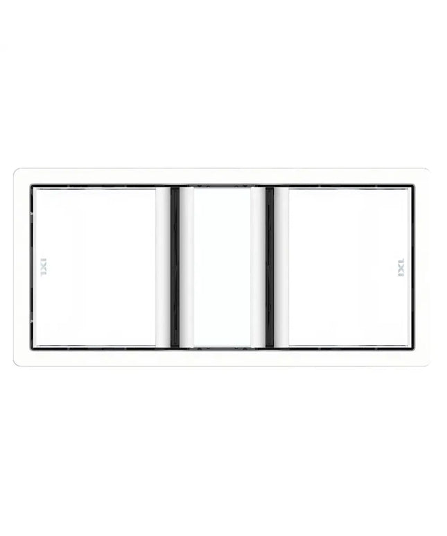 IXL Tastic Luminate Dual 3 in 1 Bathroom Heater Exhaust Fan & Light - White - 3 in 1 bathroom heat