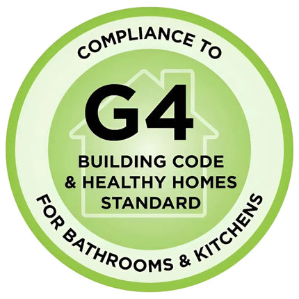 IXL Tastic Luminate Single 3 in 1 Bathroom Heater Exhaust Fan & Light - White - 3-in-1 Bathroom Heaters