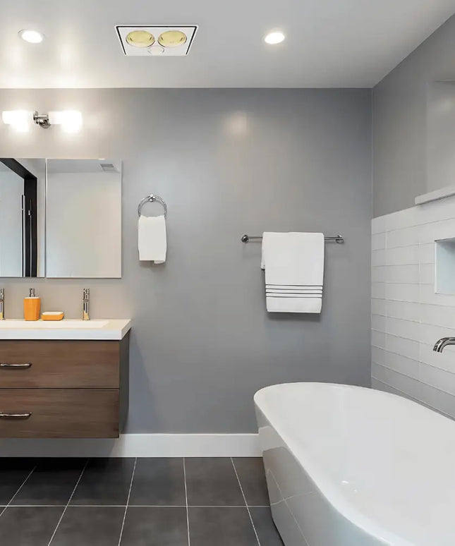 IXL Tastic Vivid 3 in 1 - Bathroom Heater Exhaust Fan & Light - Bathroom Heaters