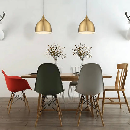 Jade 220 Brushed Brass Pendant