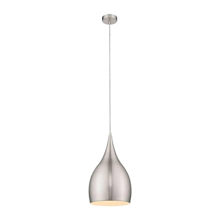 Jade 240 Brushed Nickel Pendant Light | Contemporary Metal Pendant