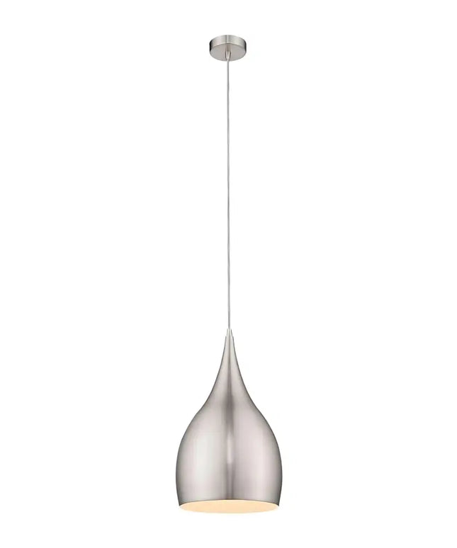 Jade 240 Brushed Nickel Pendant Light | Contemporary Metal Pendant