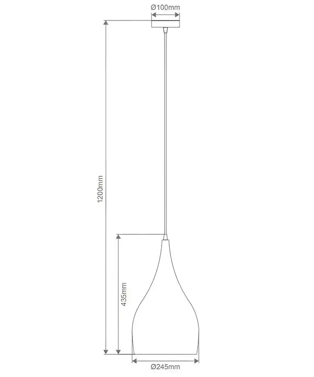 Jade 240 Brushed Nickel Pendant Light | Contemporary Metal Pendant