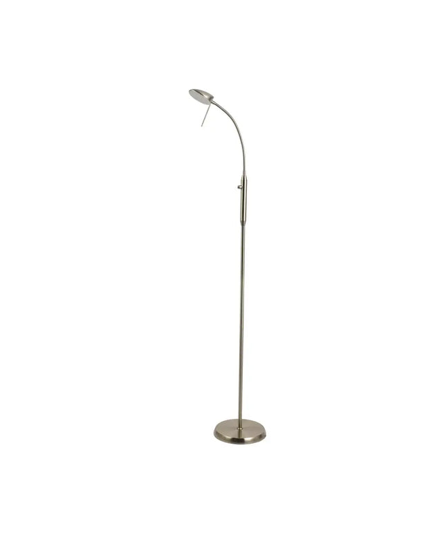 Jella LED Floor Lamp - Satin Chrome - LL-LED-03SC-Floor Lamps-Lexi Lighting