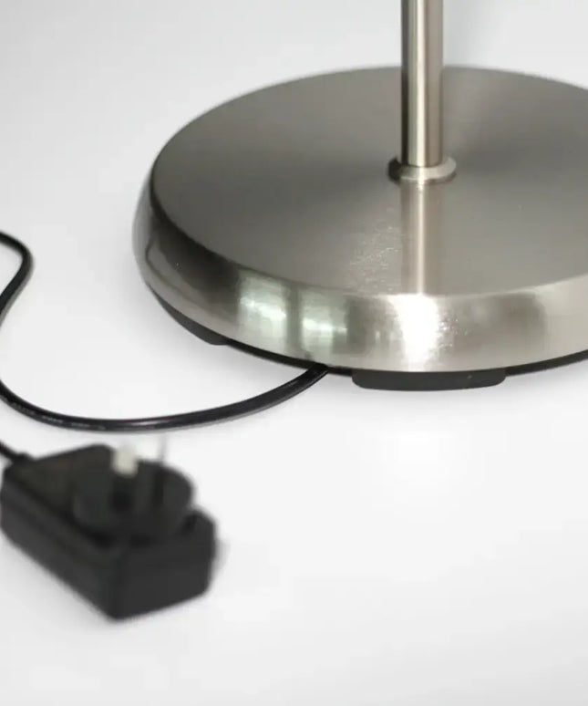 Jella LED Floor Lamp - Satin Chrome - LL-LED-03SC-Floor Lamps-Lexi Lighting