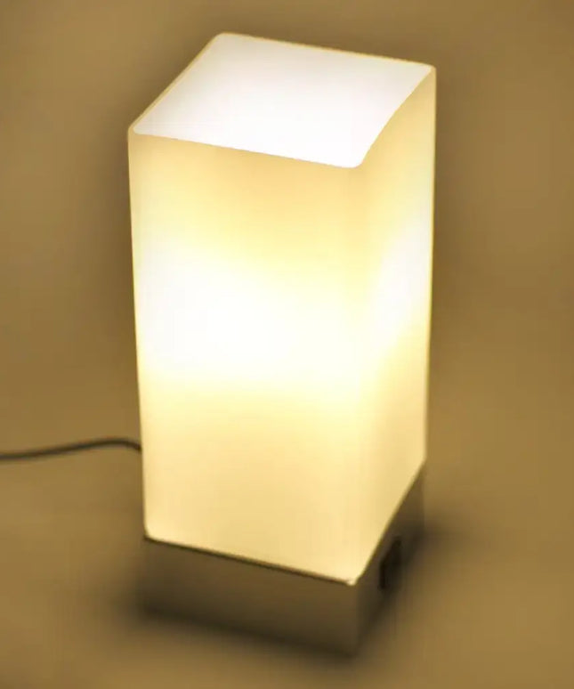 Jessica Rectangle Touch Lamp with USB Port-Home & Garden > Lighting-Dropli