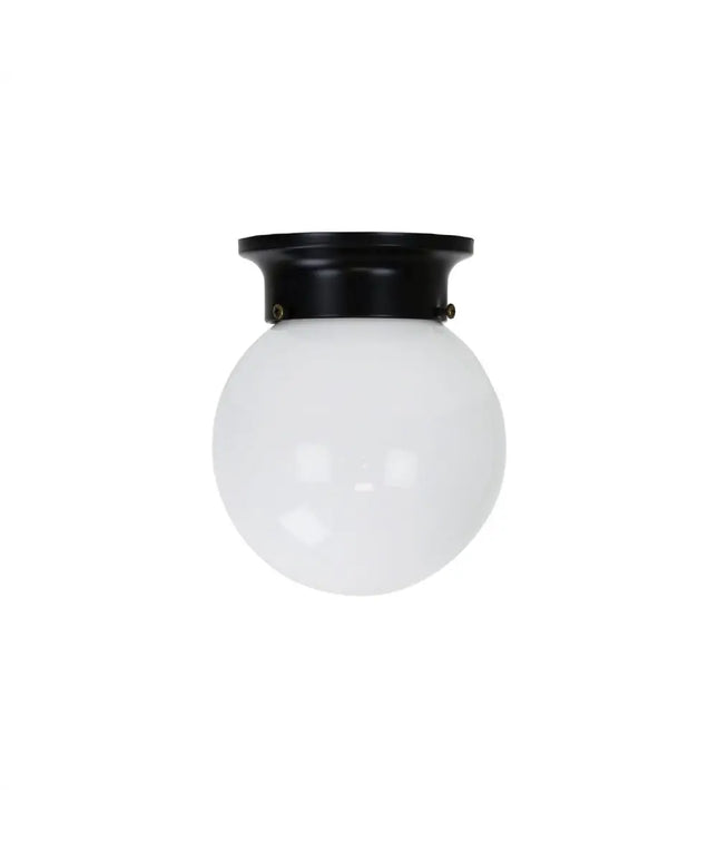 Jetball DIY Glass Ceiling Light 150mm Black - OL2100/15BK-DIY Batten Fix Lights-Oriel Lighting