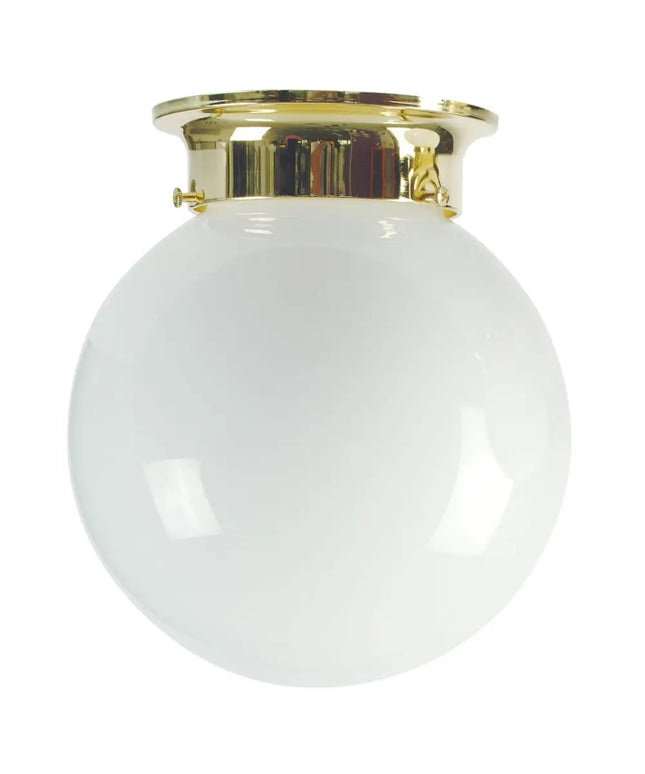 Jetball DIY Glass Ceiling Light 200mm Brass - OL2100/20BP-DIY Batten Fix Lights-Oriel Lighting