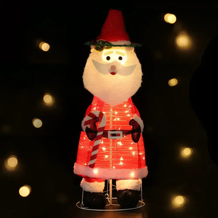 Illuminated Santa Claus figure from Jingle Jollys Christmas Lights 96 LED Fairy Light collection