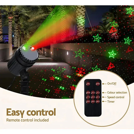 Moving LED Lights Laser Projector Landscape Lamp Christmas Decor-Occasions > Lights-Dropli