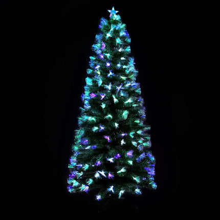 Jingle Jollys Christmas Tree 2.1M 7FT LED Xmas Multi Colour Lights Optic Fibre - Occasions > Christmas > Outdoor