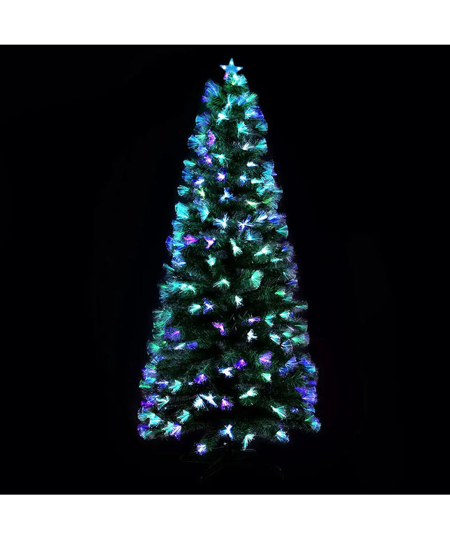 Jingle Jollys Christmas Tree 2.1M 7FT LED Xmas Multi Colour Lights Optic Fibre - Occasions > Christmas > Outdoor