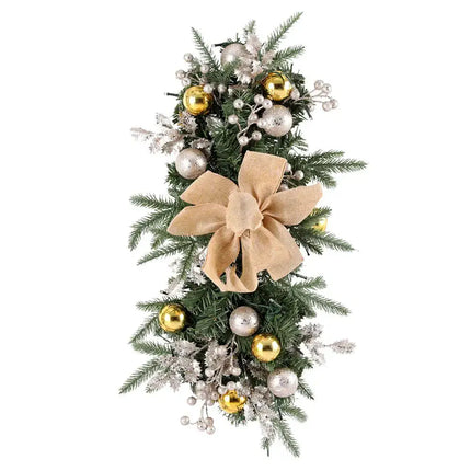 Jingle Jollys Hanging Christmas Garland 45cm Staircase Door Party Decor - Occasions > Christmas > Christmas Wreaths &