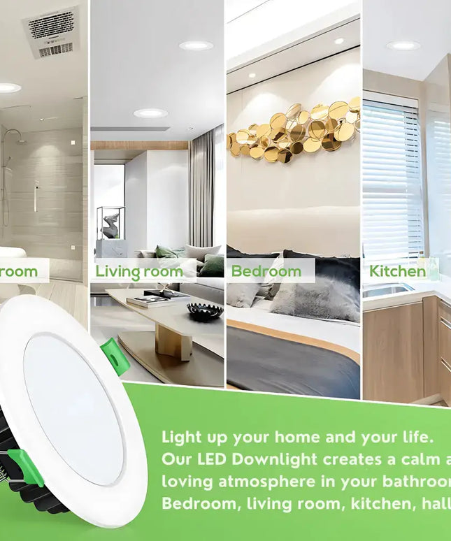 10W Tri-Colour Dimmable LED Downlight | 70mm Cut Out | Kakadu Mini