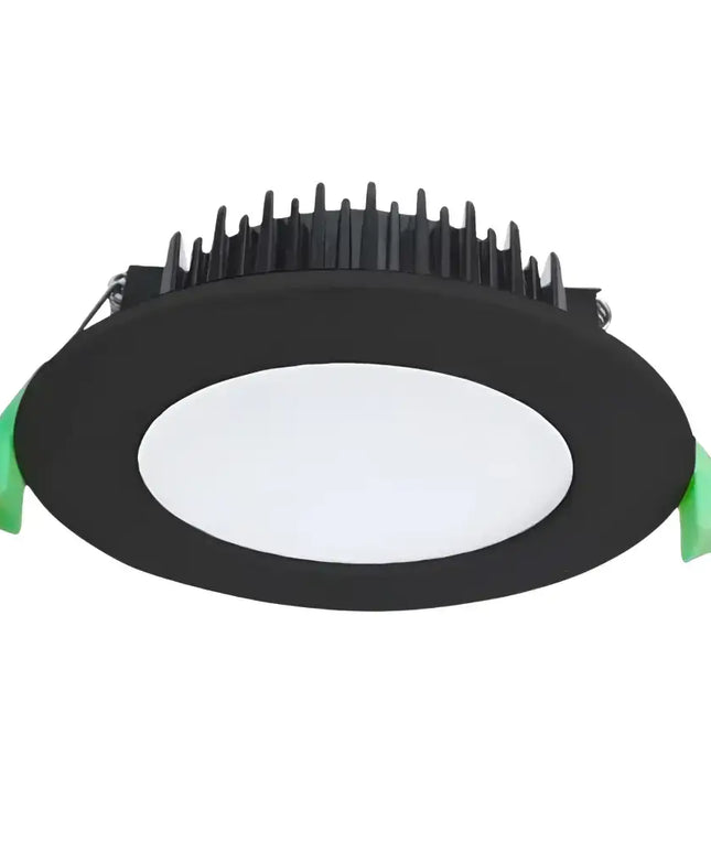 Kakadu Pro 13W Tri Colour LED Downlight | White Black & Satin Chrome Black Home & Garden > Lighting