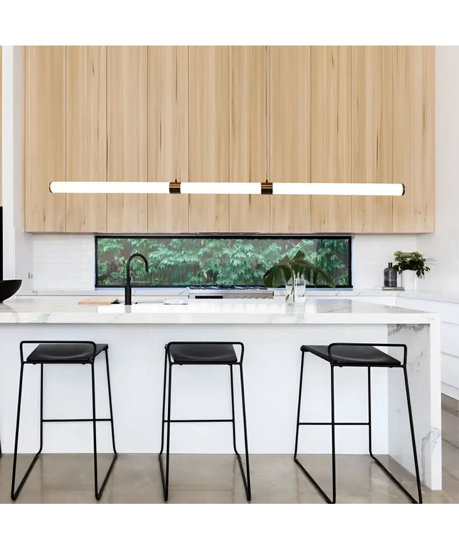 Kallita Bronze Tri-Colour Dimmable Linear LED Pendant