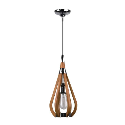 Karu – 1-Light Timber Pendant Light | Golden Oak