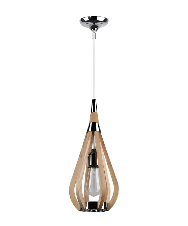 Karu – 1-Light Timber Pendant Light | Natural Oak