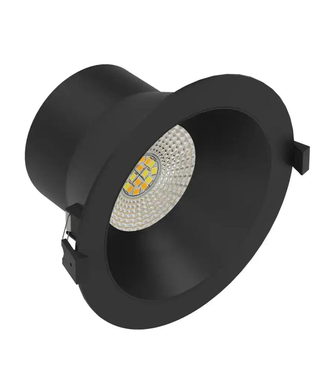 Matte Black LC310 LED Downlight – IC4 Rated & Dimmable
