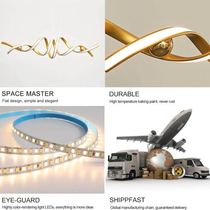 Kinta Brass 75W Smart-Lamp LED Pendent Light - Home & Garden > Lighting