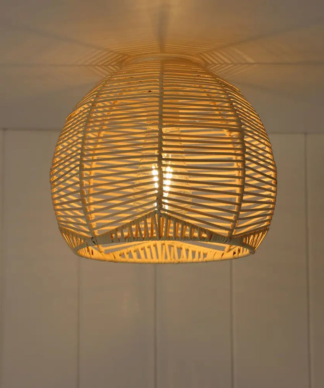 Koga DIY Batten Fix Rattan Cane Shade - OL64471/25-DIY Batten Fix Lights-Oriel Lighting