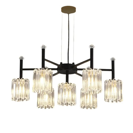 LATROBE Black 7 Light Farmhouse Vintage Chandelier - Home & Garden > Lighting