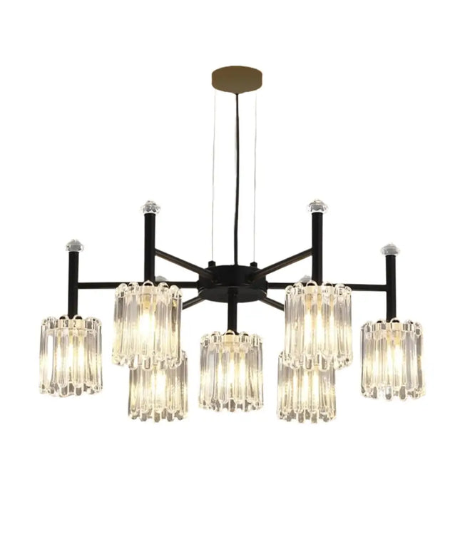 LATROBE Black 7 Light Farmhouse Vintage Chandelier - Home & Garden > Lighting