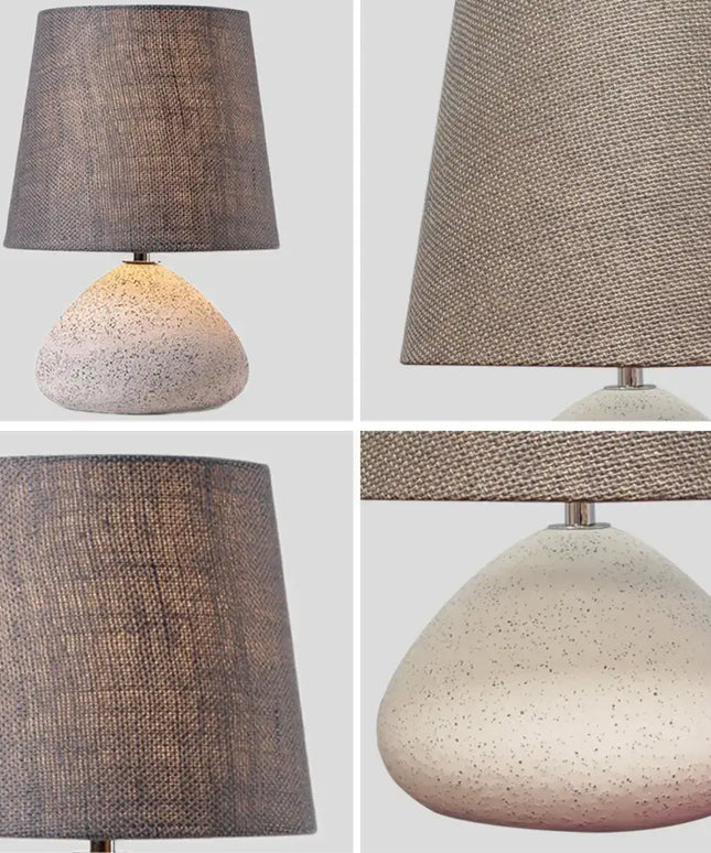 LAURA Stylish Concrete Modern Table Lamp E14 lamp Base-Table Light-Dropli