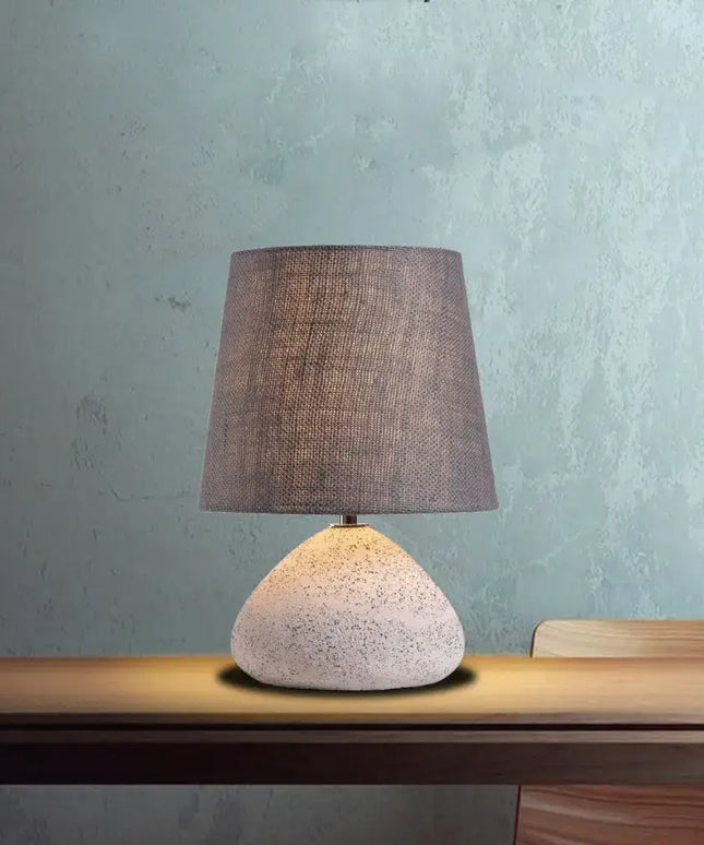 LAURA Stylish Concrete Modern Table Lamp E14 lamp Base-Table Light-Dropli