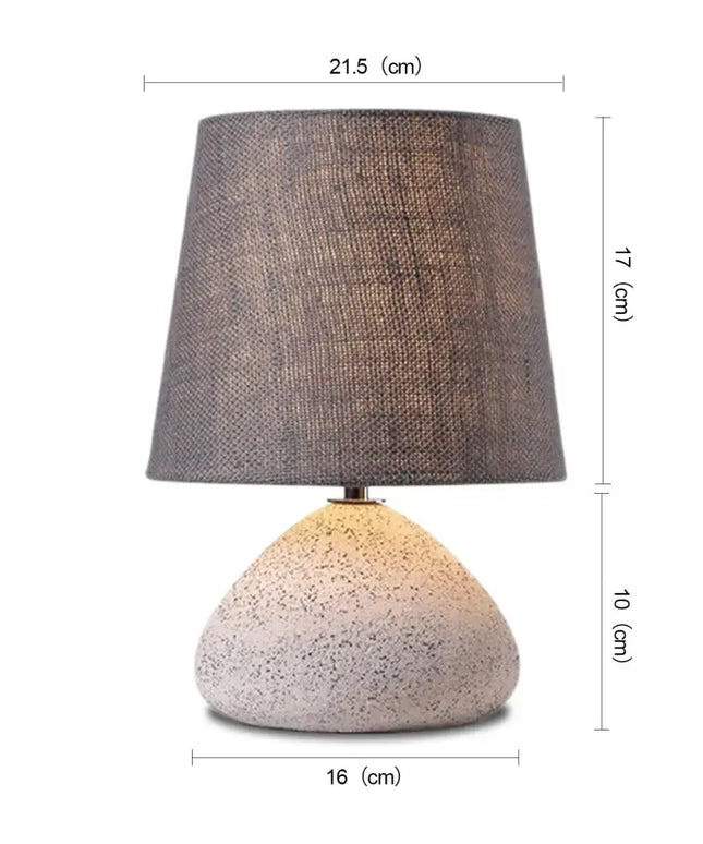 LAURA Stylish Concrete Modern Table Lamp E14 lamp Base-Table Light-Dropli