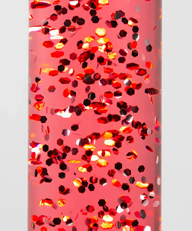 Lava Floor Lamp Red Glitter Glam - 64cm