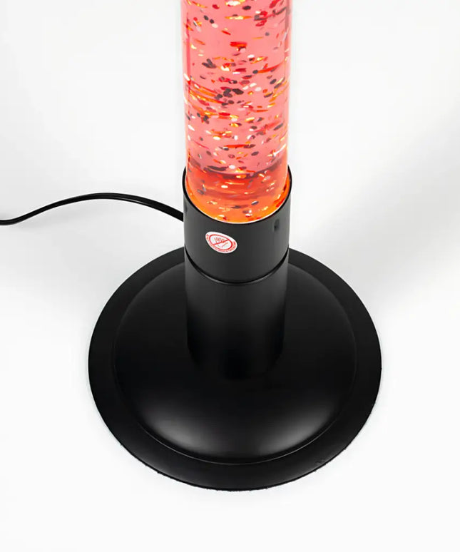 Lava Floor Lamp Red Glitter Glam - 64cm
