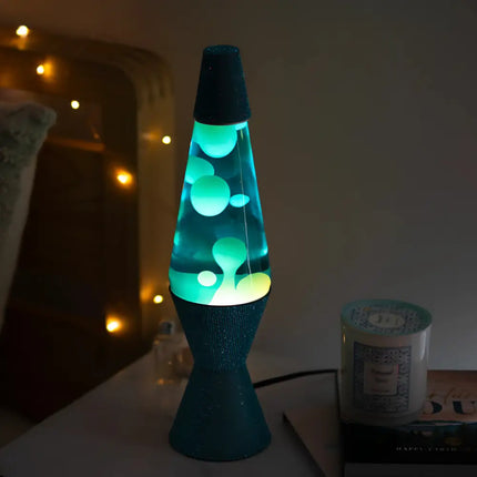 Lava Lamp Diamond Motion 37cm Tall | Blue Disco Glam - Home & Garden > Lighting > Table Lamps