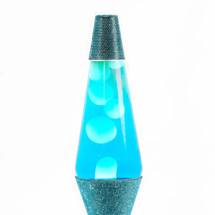 Lava Lamp Diamond Motion 37cm Tall | Blue Disco Glam - Home & Garden > Lighting > Table Lamps