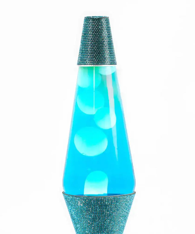 Lava Lamp Diamond Motion 37cm Tall | Blue Disco Glam - Home & Garden > Lighting > Table Lamps