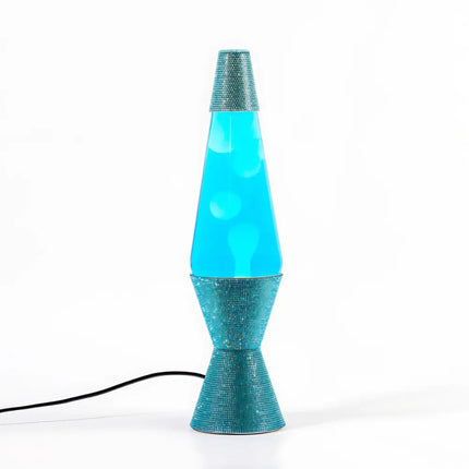 Lava Lamp Diamond Motion 37cm Tall | Blue Disco Glam - Home & Garden > Lighting > Table Lamps
