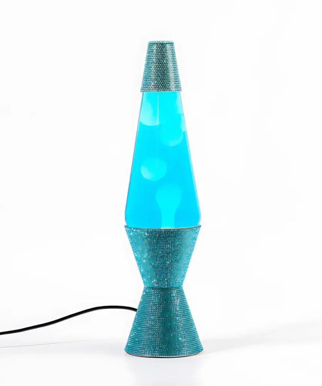 Lava Lamp Diamond Motion 37cm Tall | Blue Disco Glam - Home & Garden > Lighting > Table Lamps