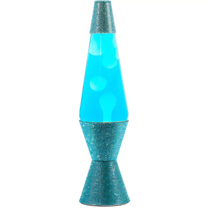 Lava Lamp Diamond Motion 37cm Tall | Blue Disco Glam - Home & Garden > Lighting > Table Lamps