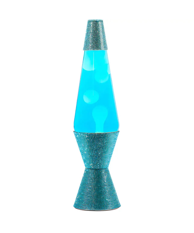 Lava Lamp Diamond Motion 37cm Tall | Blue Disco Glam - Home & Garden > Lighting > Table Lamps
