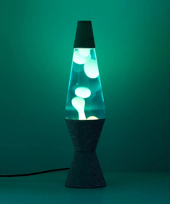Lava Lamp Diamond Motion 37cm Tall | Blue Disco Glam - Home & Garden > Lighting > Table Lamps