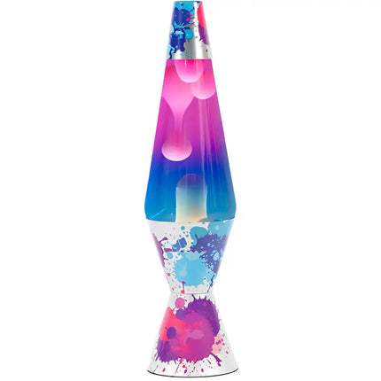 Colour Burst Lava Lamp with a bold paint splash finish