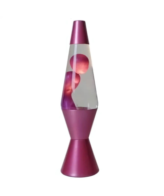 Lava Lamp Diamond Motion 37cm Tall | Metallic Pink - Home & Garden > Lighting > Table Lamps