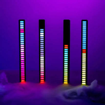 Compact and sleek LED light bar with multi-colour display