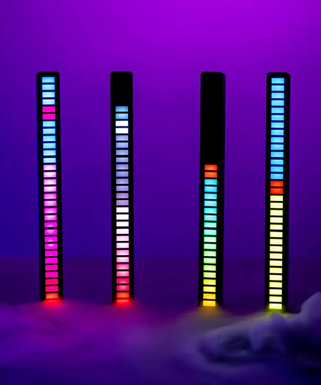 Compact and sleek LED light bar with multi-colour display