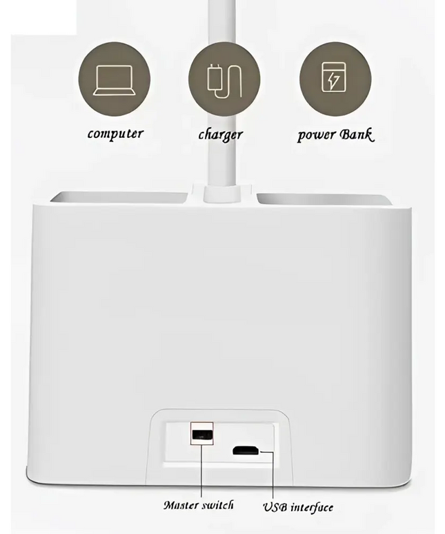 LED Desk lamp with Pen Holder with USB Charging Port and Adjustable 3 Kinds of Light Dropli, Home & Garden > Lighting, led-desk-lamp-with-pen-holder-with-usb-charging-port-and-adjustable-3-ki