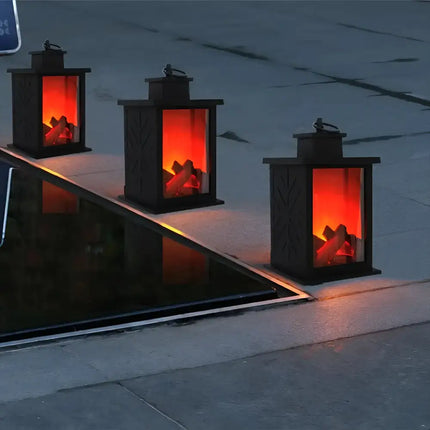 LED Fireplace Lamp Decorative Flame Light