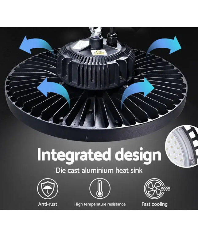 LED High Bay Lights 200W Industrial Warehouse-Home & Garden > Lighting-Dropli