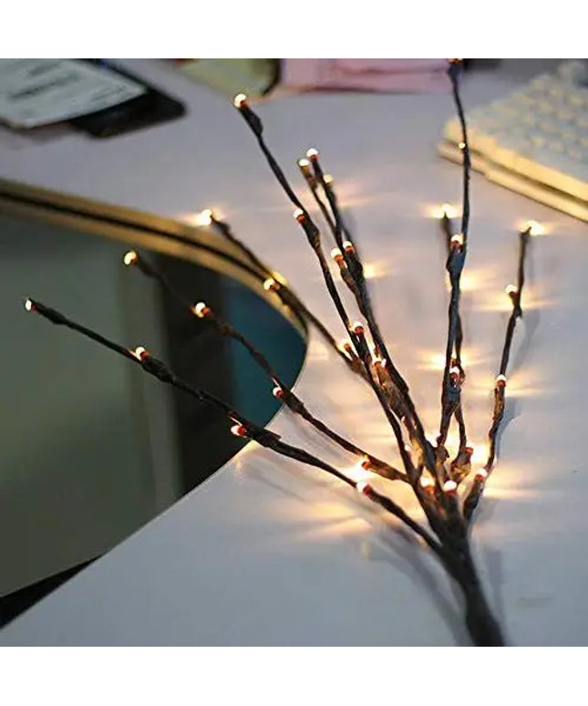 LED Light Bunch Stem - Warm White BATTERY fairy lights - 50cm high 20 bulbs/petals Dropli, Occasions > Lights, led-light-bunch-stem-warm-white-battery-fairy-lights-50cm-high-20-bulbs-petals